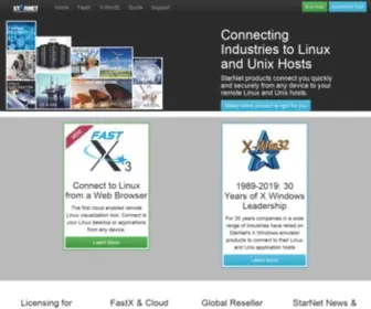 Starnet.com(Remote Linux & Unix Desktop) Screenshot