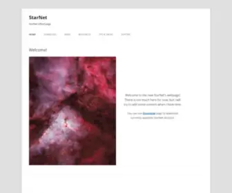 Starnetastro.com(StarNet official page) Screenshot