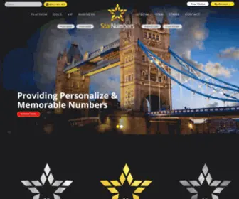 Starnumbers.co.uk(Buy personalize & memorable numbers in uk) Screenshot