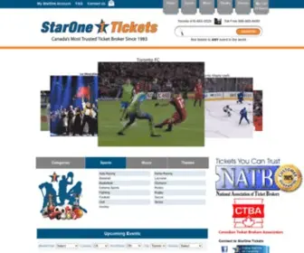 Staronetickets.com(StarOne Tickets) Screenshot