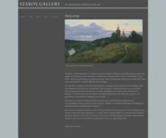 Starovart.com(Starov Gallery) Screenshot