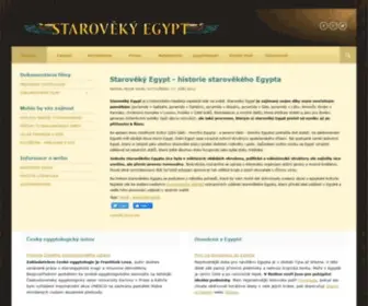 Starovekyegypt.net(Starověký Egypt a jeho historie) Screenshot