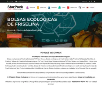 Starpack.com.ar(Fábrica de Bolsas Ecológicas de Friselina) Screenshot