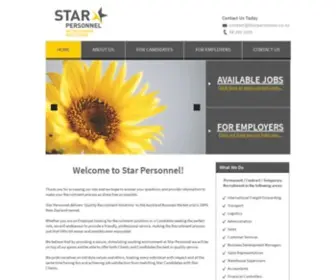 Starpersonnel.co.nz(Star Personnel) Screenshot