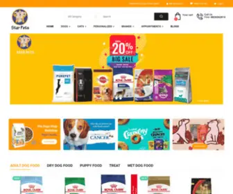 Starpets.in(Best Online Pet Shop in Gurgaon) Screenshot