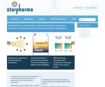 Starpharma.com(Home) Screenshot