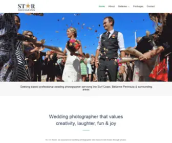 Starphotography.com.au(Geelong based wedding photographer who tells stories through photos. I capture what) Screenshot