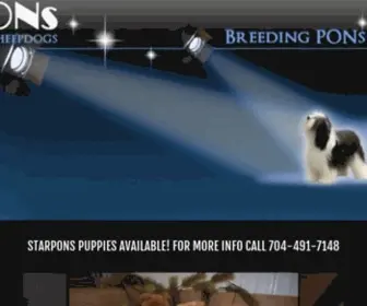 Starpons.com(Polish Lowland Sheepdog) Screenshot