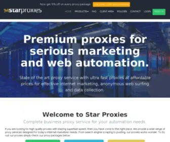 Starproxies.com(Star Proxies) Screenshot