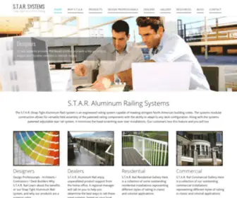 Starrail.com(Aluminum Deck Rail or Railing Systems) Screenshot