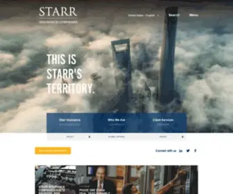Starrcompanies.com(Starr Companies) Screenshot