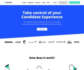 Starred.com(The Candidate Experience Feedback Platform) Screenshot