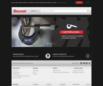 Starrett.com.co(Starrett Colombia) Screenshot