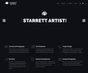 Starrettartists.com(STARRETT ARTISTS) Screenshot