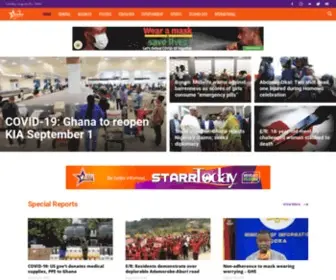 Starrfmonline.com(Your Most Trusted Breaking News Hub In Ghana And Abroad) Screenshot