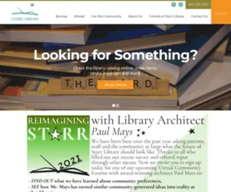Starrlibrary.org(Starr Library) Screenshot