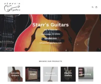 Starrsguitars.com(Starr's Guitars) Screenshot