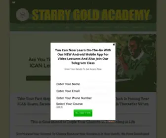 Starrygoldacademy.com(Starry Gold Academy) Screenshot