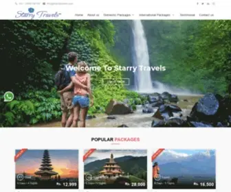 Starrytravels.com(Starry Travels) Screenshot