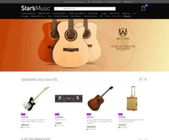 Stars-Music.fr(Instruments de musique et matériel studio) Screenshot