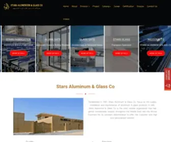 Starsaluminium.com(Stars Aluminium & Glass Co) Screenshot