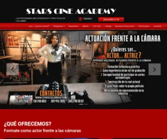 Starscolombia.com(Academia de Actuación) Screenshot