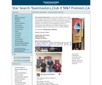 Starsearchtm.org(Star search toastmasters club) Screenshot