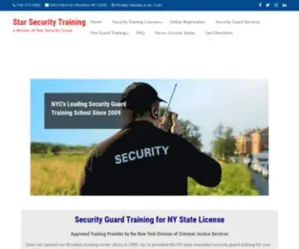 Starsecuritytraining.com(Star Security Training) Screenshot