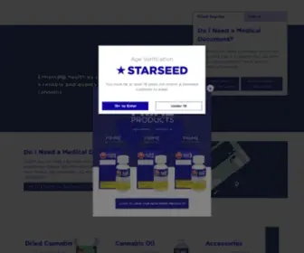 Starseed.com(Starseed Medicinal Inc) Screenshot