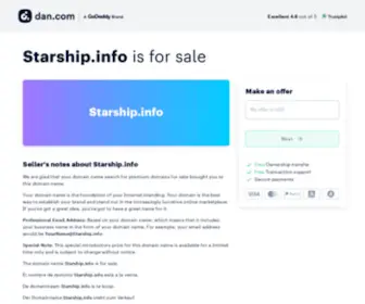 Starship.info(De beste bron van informatie over starship) Screenshot
