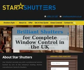 Starshutters.co.uk(Window Shutters London) Screenshot