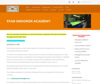 Starsnookeracademy.com(Star Snooker Academy) Screenshot