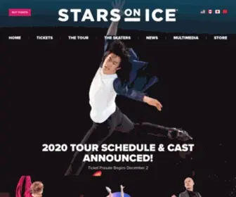 Starsonice.com(Official Stars On Ice U.S) Screenshot