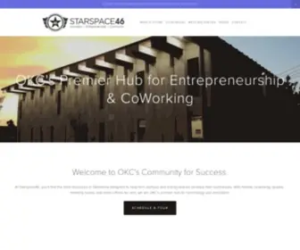 Starspace46.com(CoWorking and Office Rentals in OKC) Screenshot