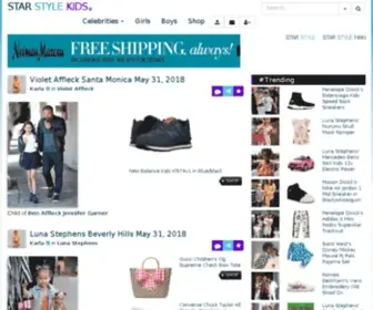 Starstylekids.com(Celebrity kids' fashion) Screenshot