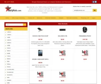 Starsurplus.com(XServer) Screenshot