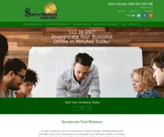 Start-A-Business.com(Making Your Business Our Business Since 1998) Screenshot