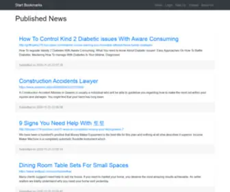 Start-Bookmarks.win(Published news) Screenshot