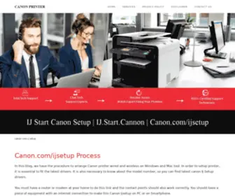 Start-Ijsetup.com(IJ Start Canon Setup) Screenshot