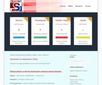 Start-Net.pl(Monitoring, serwis komputerowy Wałbrzych, Świdnica) Screenshot