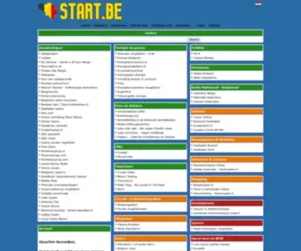 Start.be(Beste sites in belgie. zoeken) Screenshot