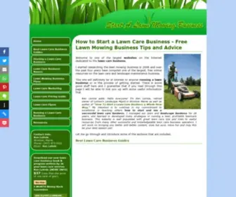 Startalawnmowingbusiness.com(Lawn Mowing Business) Screenshot