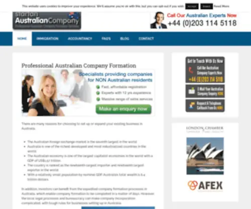 Startanaustraliancompany.com(Start An Australian Company) Screenshot