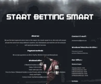 Startbettingsmart.com Screenshot