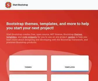Startbootstrap.com(Start Bootstrap) Screenshot