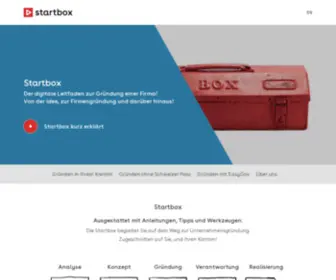 Startbox.swiss(Der digitale Leitfaden zur Gründung einer Firma) Screenshot