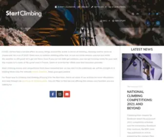 Startclimbing.uk(A resource for climbing families) Screenshot