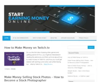 Startearningmoneyonline.com(Start Earning Money Online) Screenshot