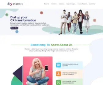 Startek.com(Engage Your Customers on All Platforms) Screenshot