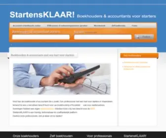 Startensklaar.be(Boekhouders & accountants voor starters) Screenshot